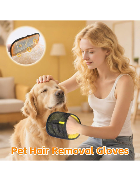 Guante Removedor de Pelo Electroestático Genérico para Mascotas