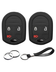 Funda de Llave INFIPAR 2 Pcs para Ford y Lincoln 3 Botones