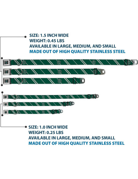 Collar para Perros Warner Bros. Slytherin 38-61 cm Verde