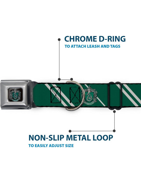 Collar para Perros Warner Bros. Slytherin 38-61 cm Verde