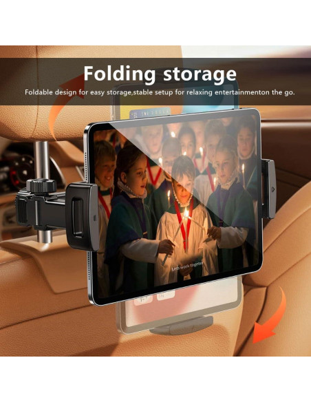 Soporte de Tablet para Coche Stewerom SJZJ-1 14x11cm Rotable