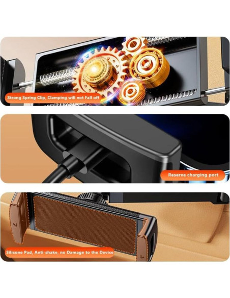 Soporte de Tablet para Coche Stewerom SJZJ-1 14x11cm Rotable