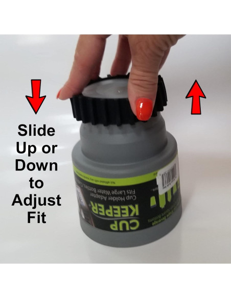 Adaptador de Portavasos Gadjit Cup Keeper Plus 2 PK Negro