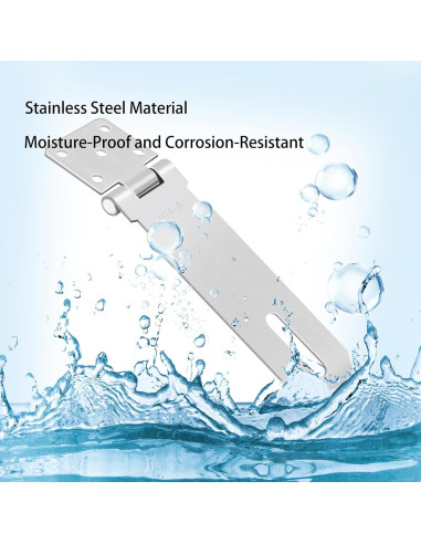 Cerraduras Hasp de Acero Inoxidable 304 - 12.7 cm - 2 Pcs