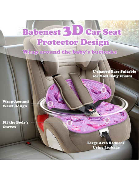 Cubierta Protectora de Inodoro Babenest 2 Piezas Púrpura