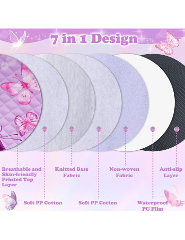 Cubierta Protectora de Inodoro Babenest 2 Piezas Púrpura