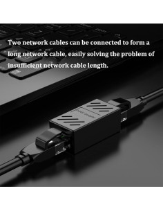 5 Acopladores RJ45 Ethernet Femenino a Femenino Cat5 Cat6 Cat7 2