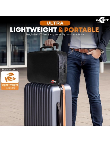 Caja de Seguridad a Prueba de Fuego CALENTY con USB 8GB