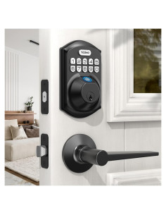 Cerradura de Puerta TEEHO TE002L Biométrica con 2 Manijas