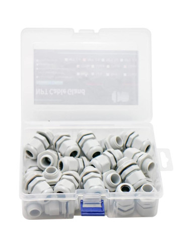 Accesorios de Cable Estanco 3/8 NPT HUIXHAO 30pcs Nylon IP68