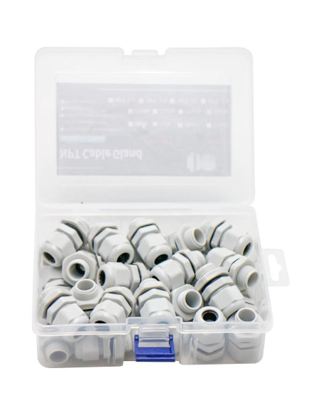 Accesorios de Cable Estanco 3/8 NPT HUIXHAO 30pcs Nylon IP68