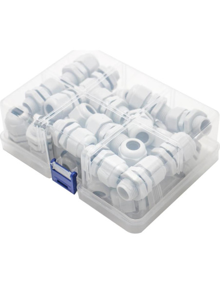 Accesorios de Cable Estanco 3/8 NPT HUIXHAO 30pcs Nylon IP68