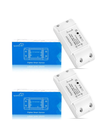 Interruptor Inteligente Zigbee 3.0 Wishiot 2pcs Control Remoto
