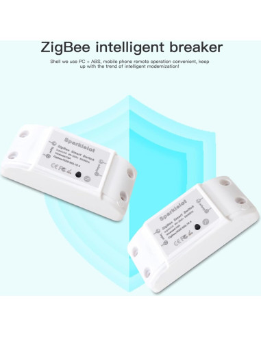 Interruptor Inteligente Zigbee 3.0 Wishiot 2pcs Control Remoto