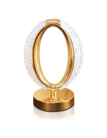 Lámpara de Mesa LED Inalámbrica JHPGEOE Dimmable 3 Colores