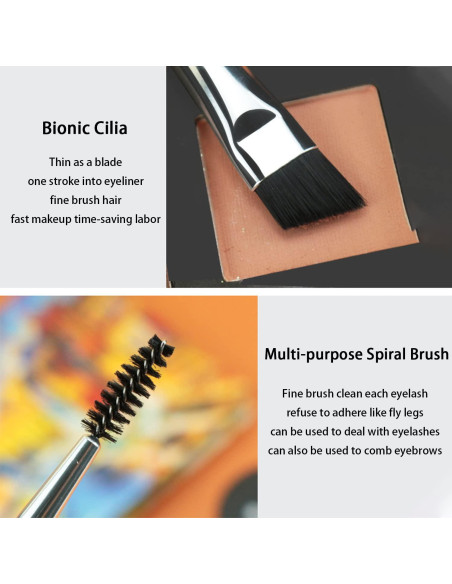 2 Piezas Cepillo de Cejas Doble Cara Ksvsonrvi Profesional