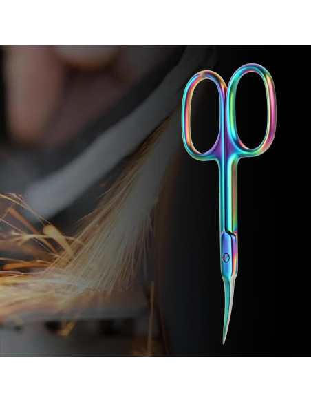 Tijeras Curvadas para Cutículas Ptwola 10x4.2cm Acero Inoxidable