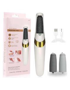 Removedor de Callos Eléctrico ARICEAN Kit Pedicura Blanco