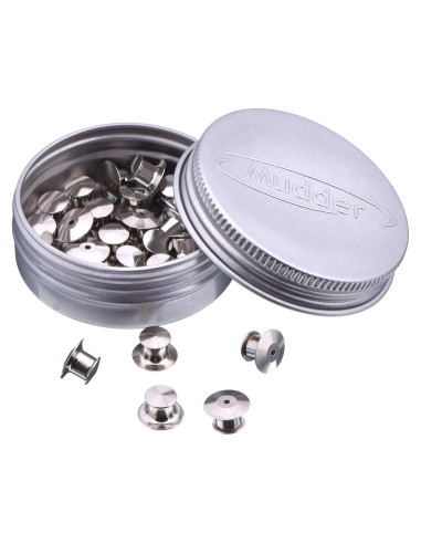 Sujetadores de Pasadores de Bloqueo Mudder, 30 Piezas Plata