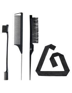 Juego de 4 Peines y Cepillos Mifeloy para Estilizar Cabello