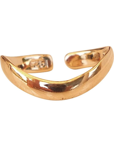 Anillo ajustable de oro amarillo MiYa Creations - 3mm