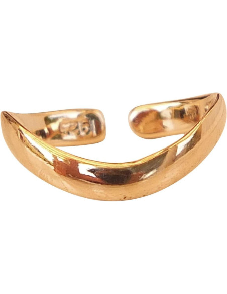 Anillo ajustable de oro amarillo MiYa Creations - 3mm