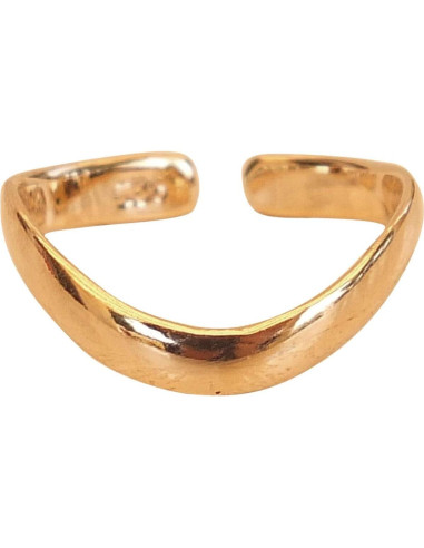 Anillo ajustable de oro amarillo MiYa Creations - 3mm