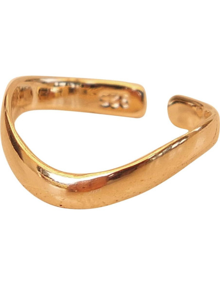 Anillo ajustable de oro amarillo MiYa Creations - 3mm