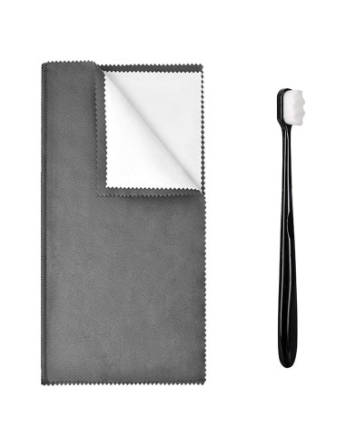 Paño de Limpieza de Joyería Syyflibb con Cepillos Suaves