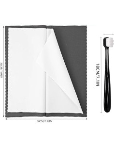 Paño de Limpieza de Joyería Syyflibb con Cepillos Suaves 2