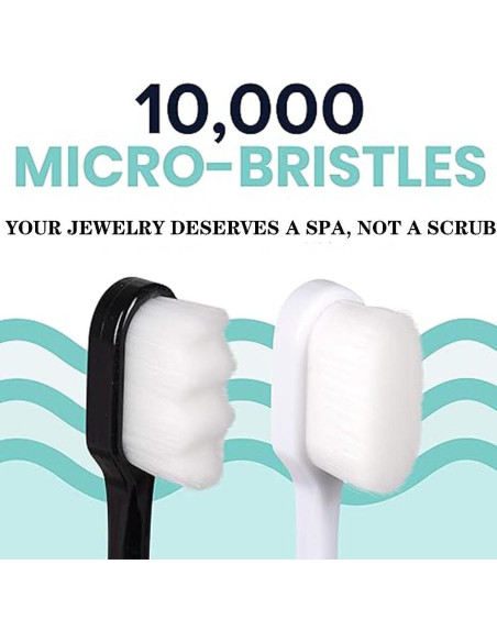 Paño de Limpieza de Joyería Syyflibb con Cepillos Suaves