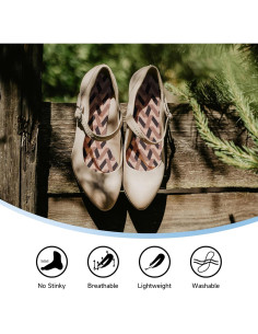 Plantillas Antideslizantes LMHCISO para Zapatos Mujeres 6-9 2