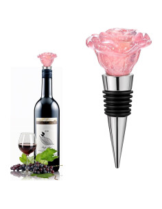 Tapón de Vino Rosa Reutilizable Xinjoduz - 9.2 cm