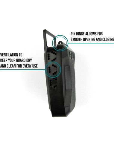 Funda para Protector Bucal SISU - Ligera y Duradera - Negra