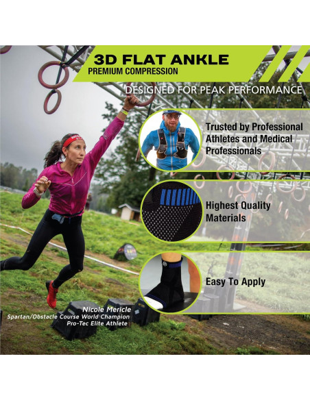 Soporte de Tobillo 3D Pro-Tec Athletics Mediano Transpirable