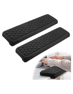 Reposamuñecas de espuma viscoelástica Eikovia, paquete de 2