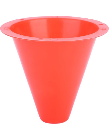 Conjunto de 10 Conos de Entrenamiento ASHATA 20 cm Rojo