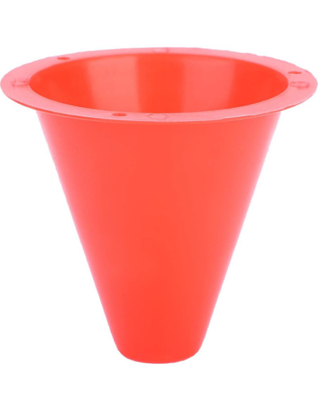 Conjunto de 10 Conos de Entrenamiento ASHATA 20 cm Rojo