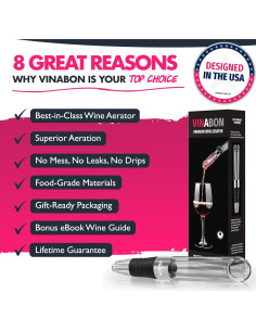 Aerador de Vino VINABON SWA2 - Vertedor Premium 2024 2
