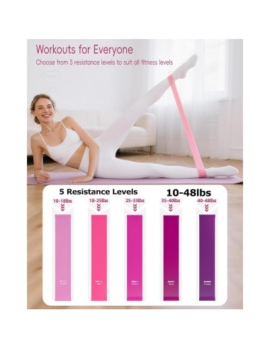 KABCON Conjunto de Pilates 14 Piezas para Mujeres en Casa