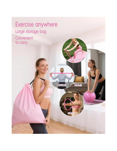 KABCON Conjunto de Pilates 14 Piezas para Mujeres en Casa