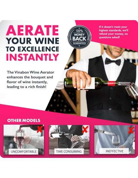 Aerador de Vino VINABON SWA2 - Vertedor Premium 2024