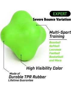 Pelota de Reacción GoSports para Béisbol y Softbol - Experto 2