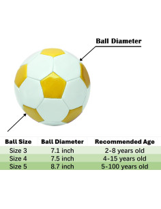 Balón de Fútbol AYANICA Tamaño 3 con Bomba y Aguja 2