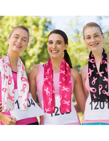 Toallas de Enfriamiento Breling 12 Pcs Cáncer de Mama 100x30 cm