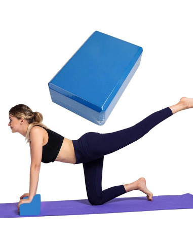 Bloques de Yoga RIPTEADRY 2 Pack Espuma EVA Antideslizantes 23x15x7.5cm