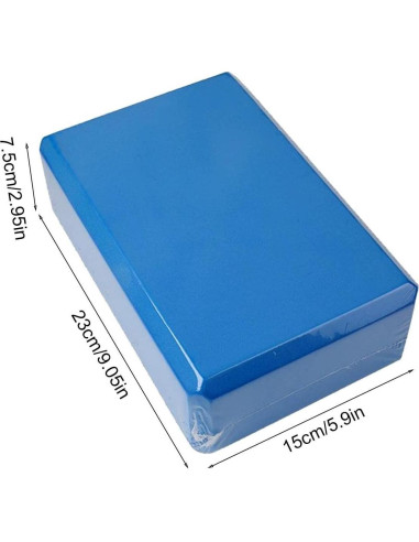 Bloques de Yoga RIPTEADRY 2 Pack Espuma EVA Antideslizantes 23x15x7.5cm