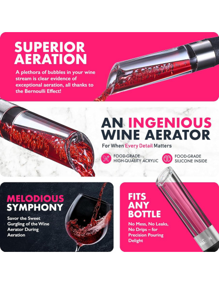 Aerador de Vino VINABON SWA2 - Vertedor Premium 2024
