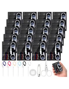 Kit de Costura de Viaje Knitgrip - 48 Cajas con Agujas y Hilos