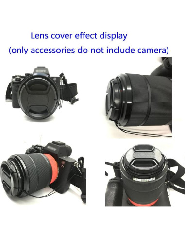 Tapa de lente 40.5mm FANZR para Sony E-mount y Nikon